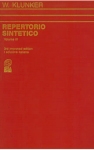 Repertorio sintetico: Sonno Sogni Sessualità  W. Klunker   Nuova Ipsa Editore