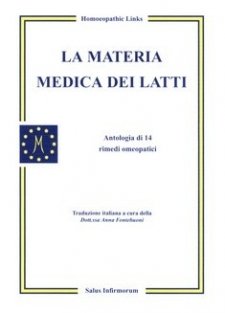 La Materia Medica dei Latti (Copertina rovinata)  Homeopatic Links   Salus Infirmorum