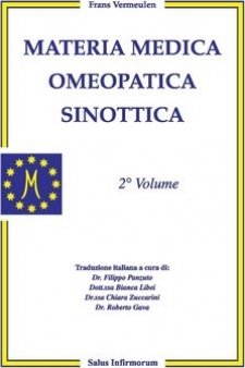 Materia Medica Omeopatica Sinottica - 2° vol. (Copertina rovinata)  Frans Vermeulen   Salus Infirmorum
