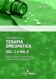 Trattato di terapia omeopatica (2volumi)  Bruno Beucci   Edizioni Efesto